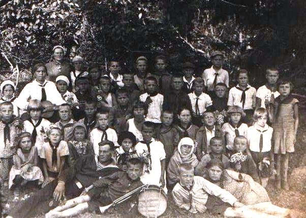 лагерь, с.Шиткино, 1937 г.