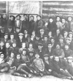 Бирюсинский лесозавод Востсибдрев в 1942 г. Единство фронта и тыла