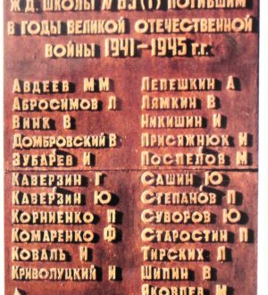 Имена в бронзе